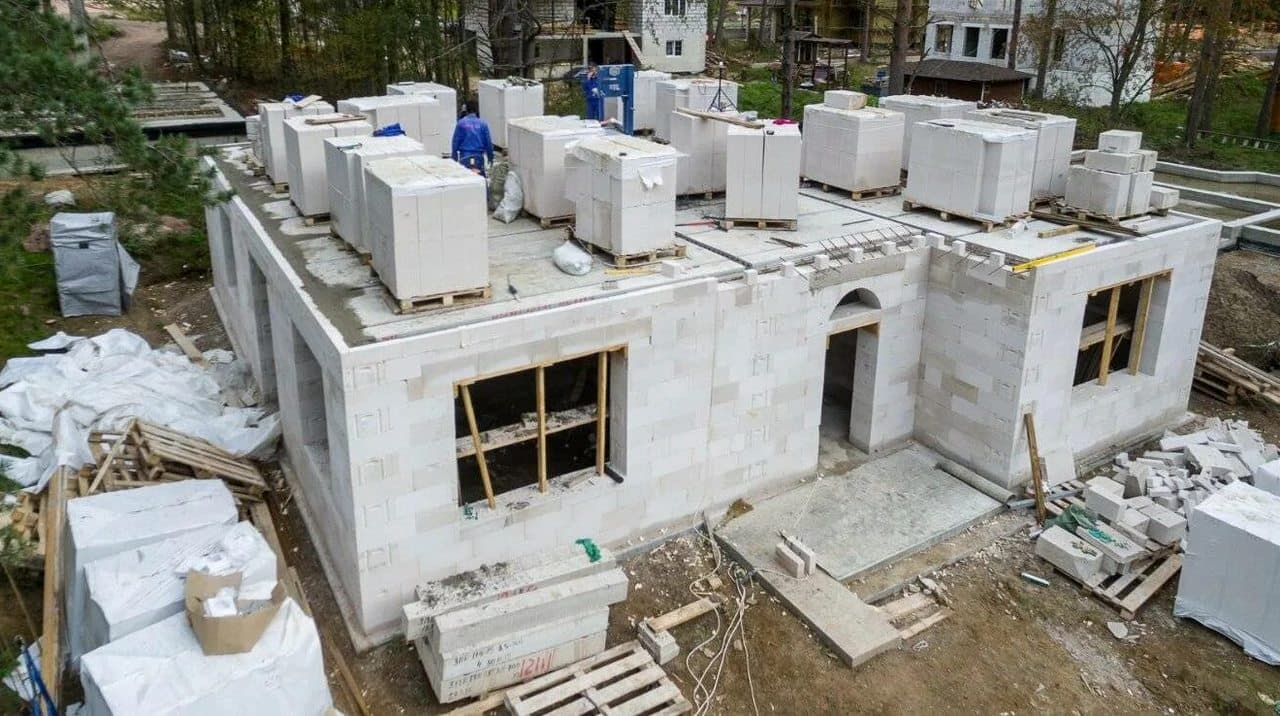 Строительство домов из газобетона